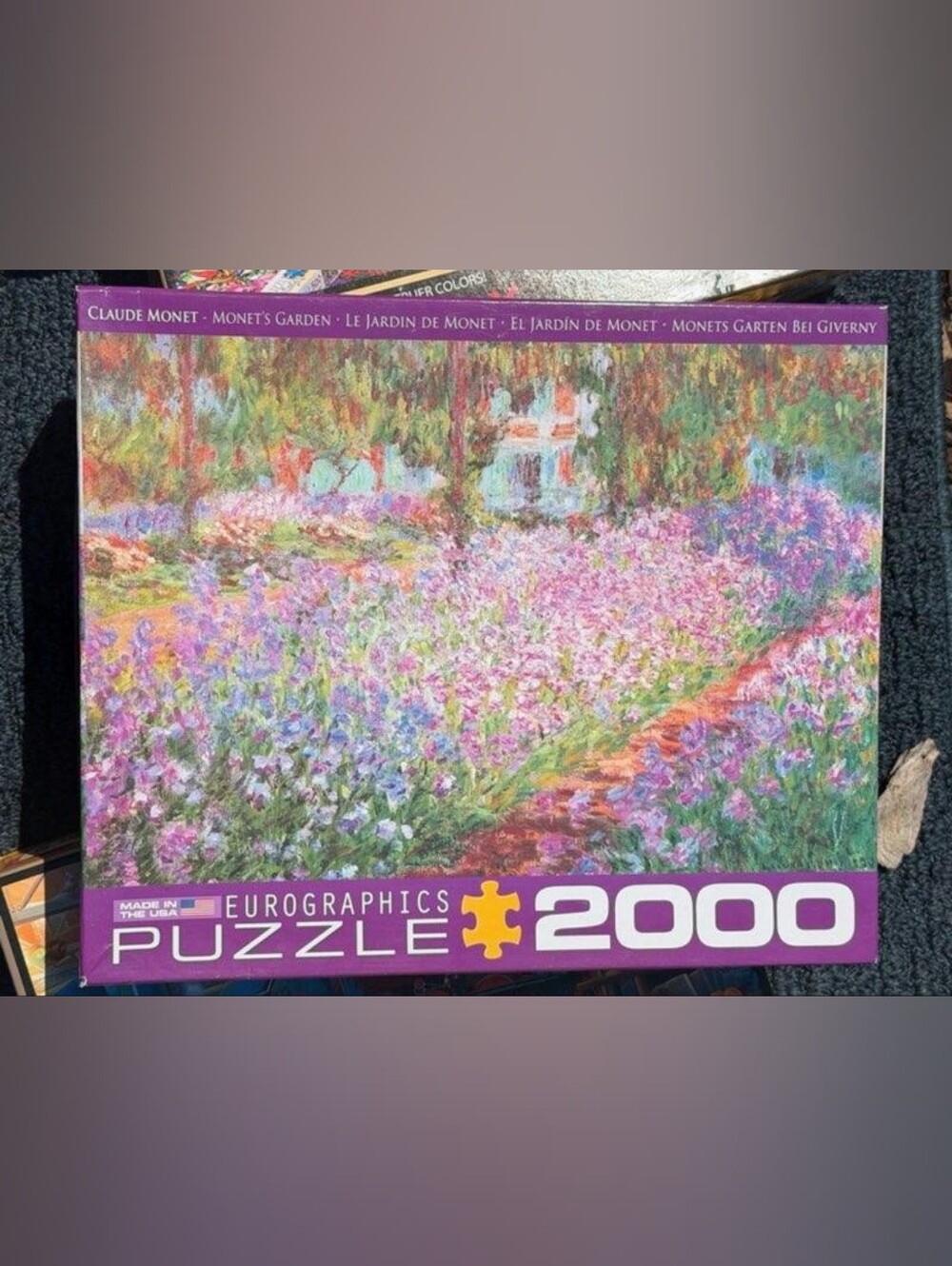 Eurographics "Monet's Garden" - 2000 Piece Puzzle